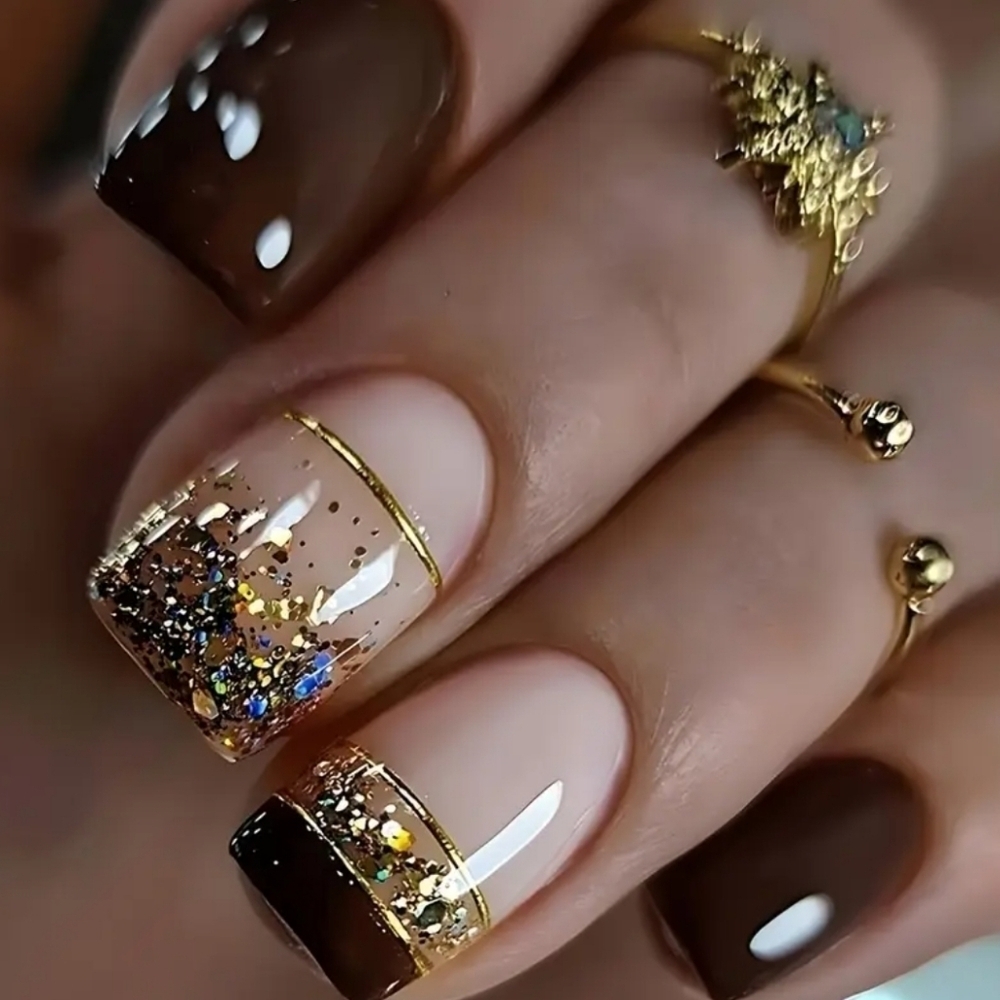 24 Pieces Fake Press On Nails